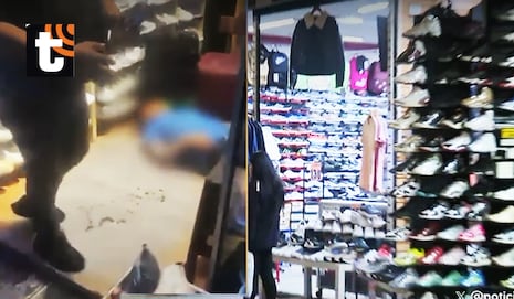¡Terror en Gamarra! Sicario balea a vendedor de zapatillas dentro de concurrida galería