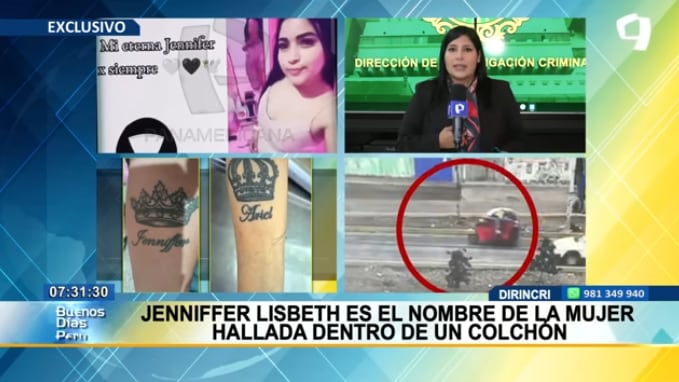 Jennifer Lisbeth, ciudadana ecuatoriana y madre de cuatro hijos, es la mujer hallada sin vida dentro de colchón en SMP.