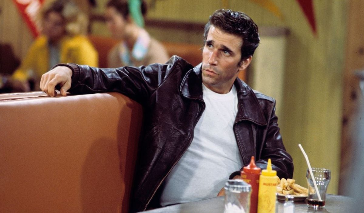 Henry Winkler interpretando a Arthur 'Fonzie' Fonzarelli en la serie “Happy Days”, (Foto: American Broadcasting Company)