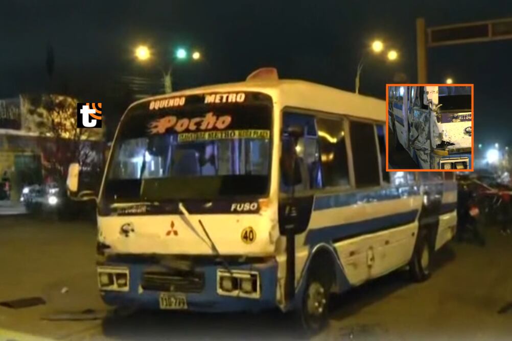 Bus informal es atacado con explosivo en Canta Callao, en San Martín de Porres.