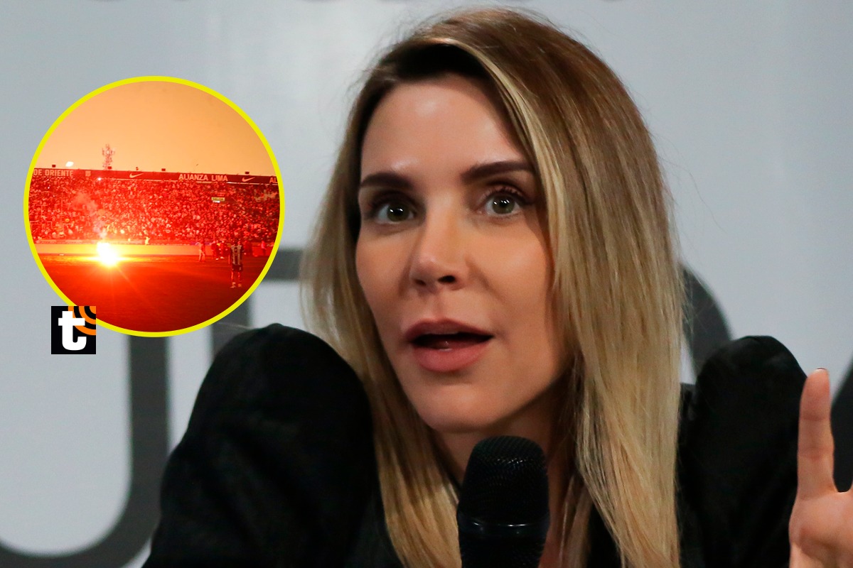 Juliana Oxenford rechaza apagón en Matute. Foto: Trome.