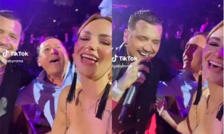La usuaria @gabyroma no perdió la oportunidad para tomarse una fotografía con el mexicano (Foto: TikTok)