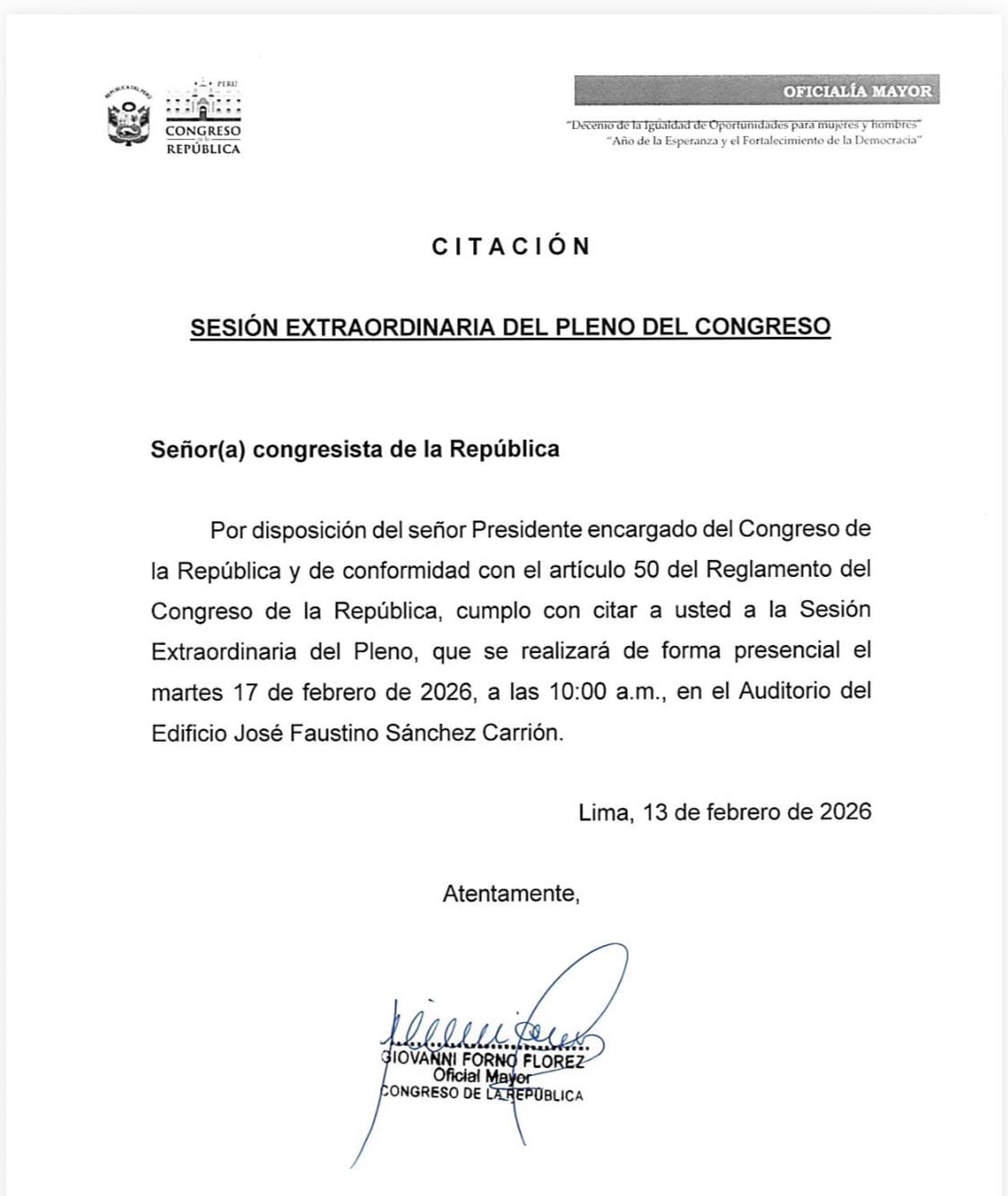 Gestión de Jerí podría llegar a su fin. ('X')