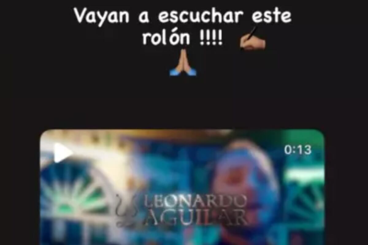 El compositor compartió la canción que escribió junto a Leonardo Aguilar (Foto: Gussy Lau / Captura de Instagram)
