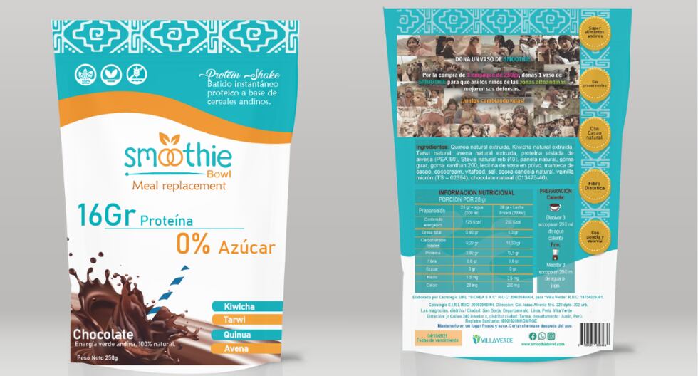 Joven elabora batido que combate la anemia