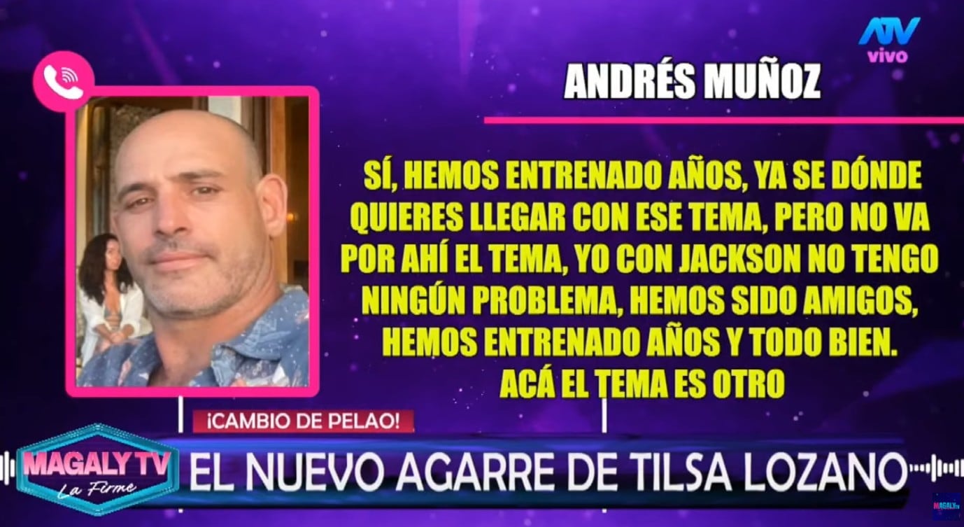 Saliente de Tilsa aclara que era amigo de Jackson Mora.