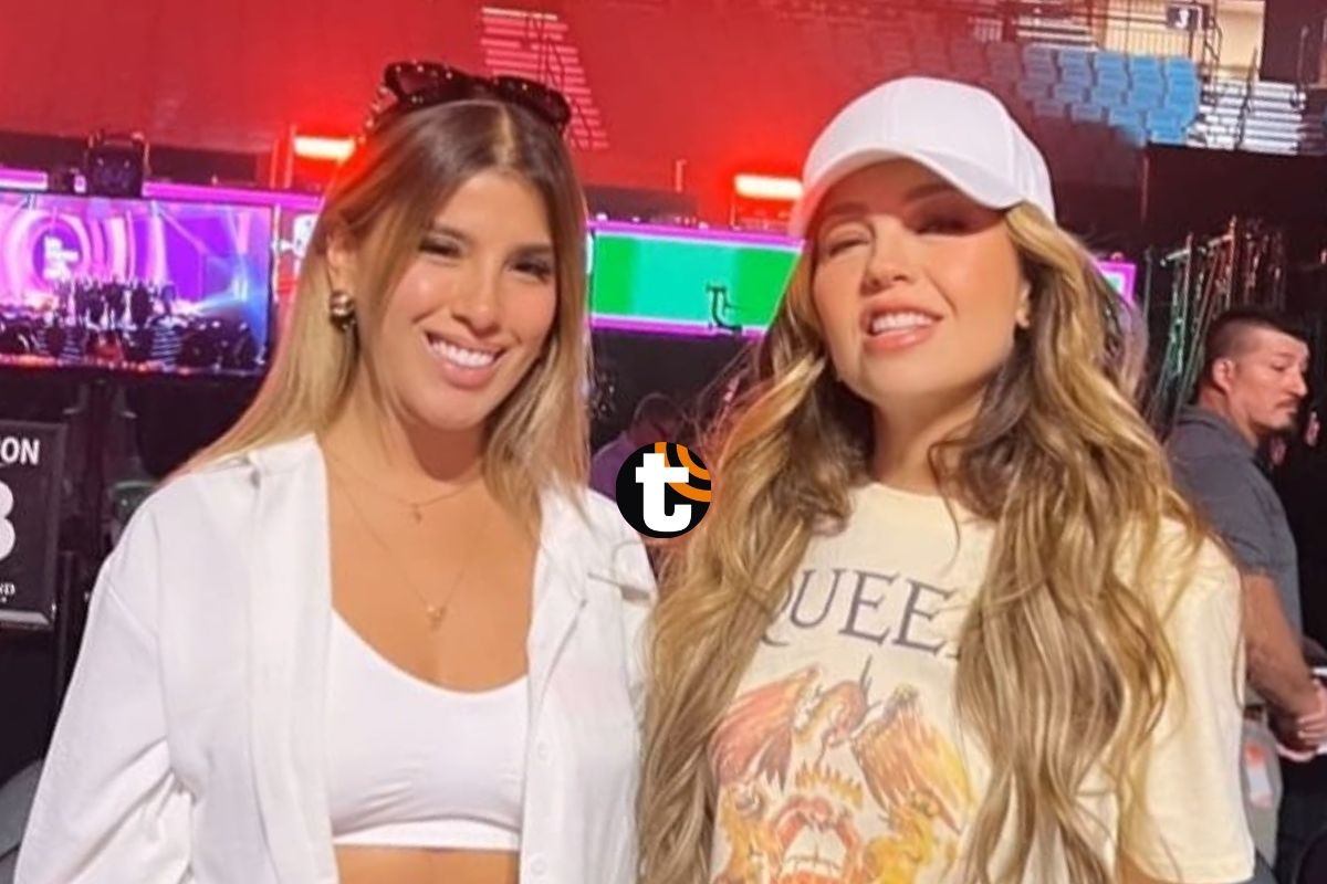 Yahaira Plasencia se luce con Thalía en la previa de los Latin AMAS 2024