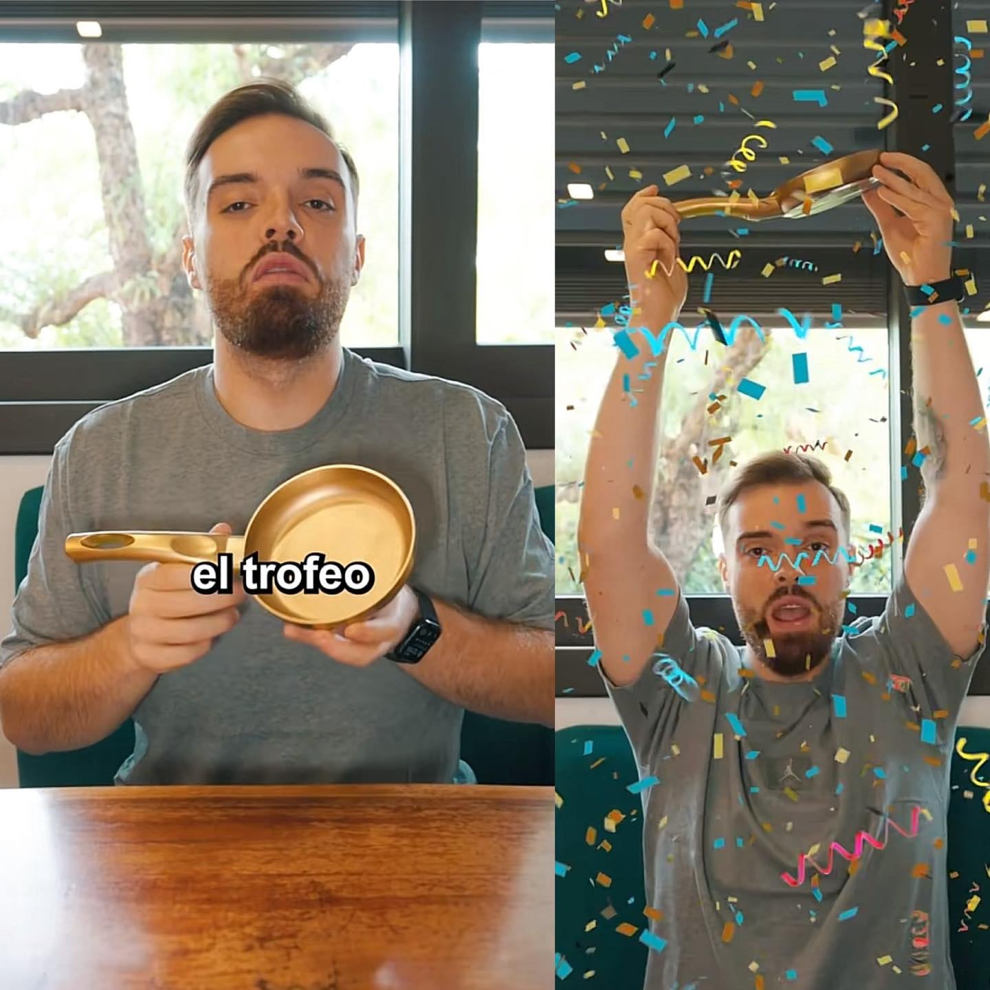 Ibai entregará la sartén de oro en el país. (Ibai Llanos)