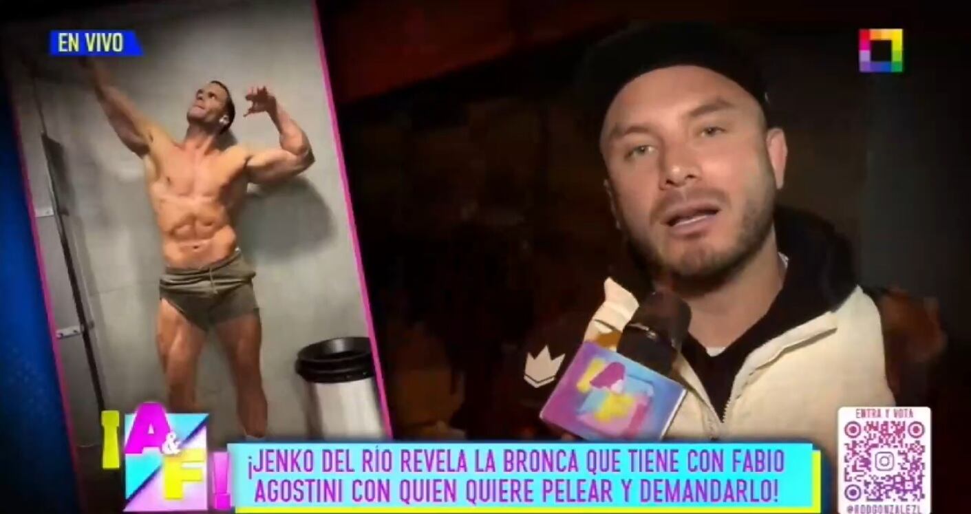 Jenko del Río vuelve a invitar a Fabio Agostini a pelear sobre ring de boxeo.