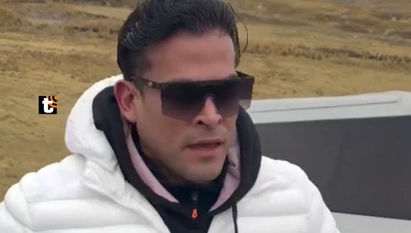 TROME - Bus de Christian Domínguez se despista Pasco