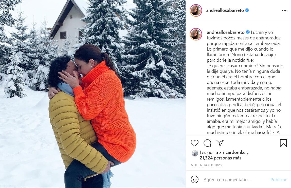 Andrea Llosa (Instagram: @andreallosabarreto)