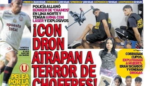 ¡CON DRON ATRAPAN A TERROR DE CHOFERES!