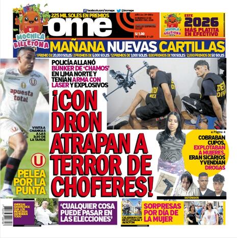 ¡CON DRON ATRAPAN A TERROR DE CHOFERES!