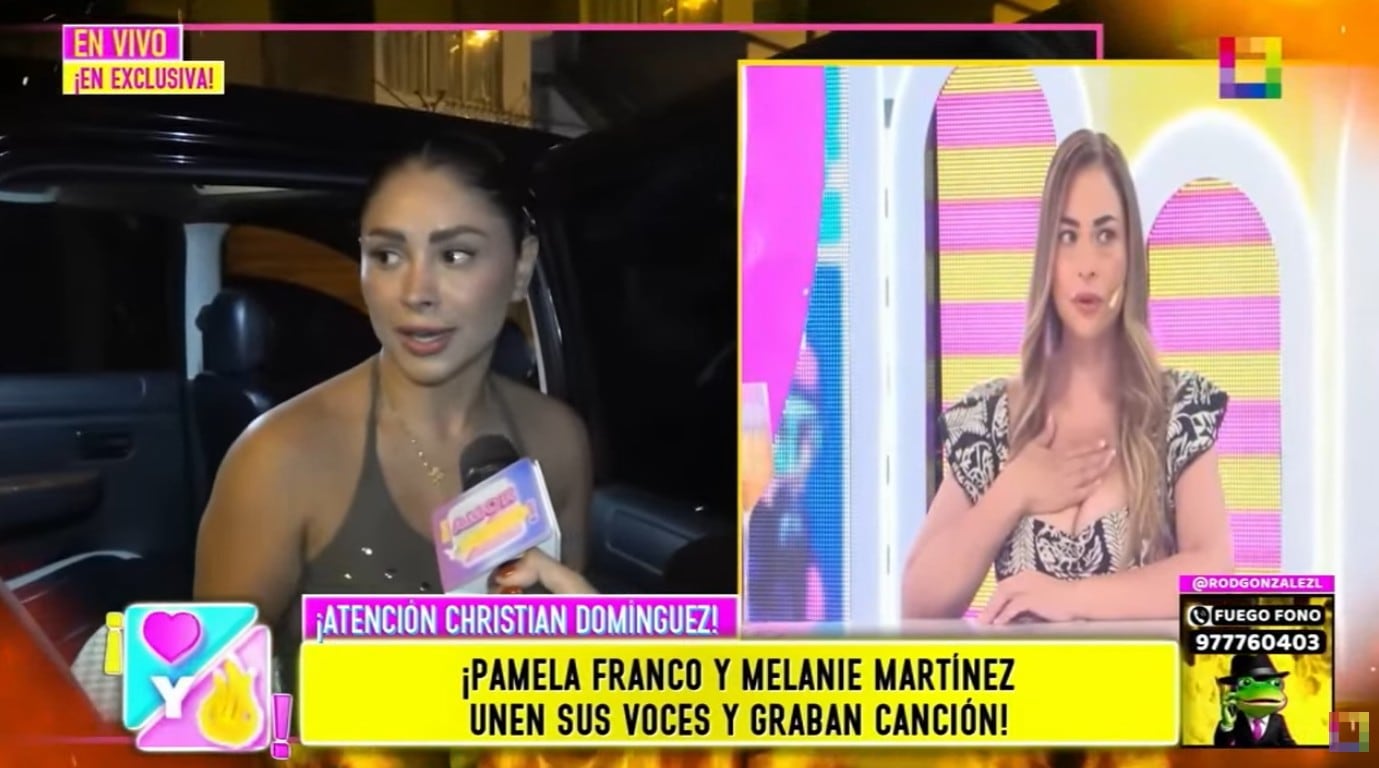 Pamela Franco habló sobre su nuevo proyecto musical junto a Melanie Martínez.