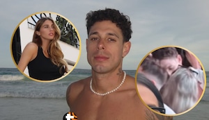 Hugo García confirma que terminó con Alessia hace dos meses y se besó con rubia en México