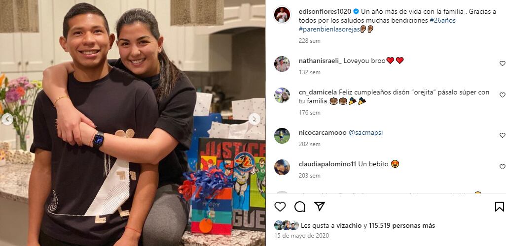 Edison Flores y su último post con Ana Siucho