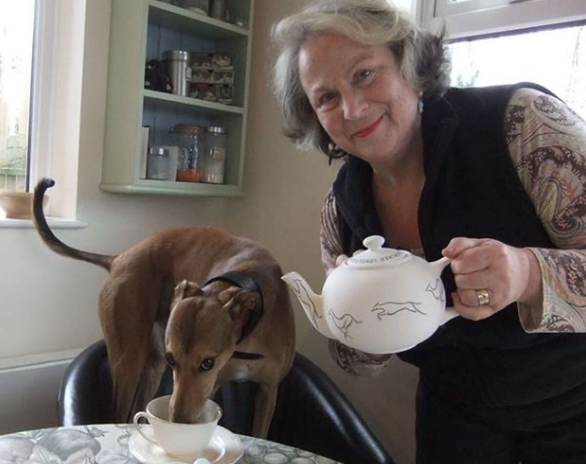 Aquí la actriz junto a su adorada mascota Stan (Foto: Pam Ferris / Instagram)