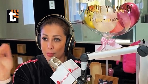 TROME - Karla Tarazona es soprendida al recibir regalo por el Día del Padre