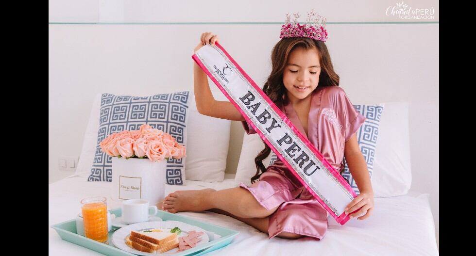 Loraine, niña peruana, ganó la corona del 'Baby World' realizado en República Dominicana. Es la 'Miss Chiquita'. (Trome)