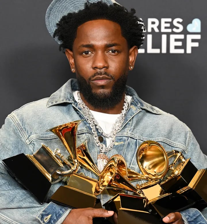 Kendrick Lamar es quien encabeza las nominaciones. Nueve en los Premios Grammy 2026.