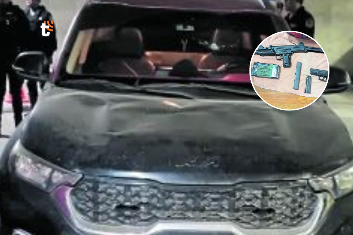 Para su uso personal tenía un auto BMW color negro zafiro metálico, robado, que circulaba con una placa de rodaje falsa.