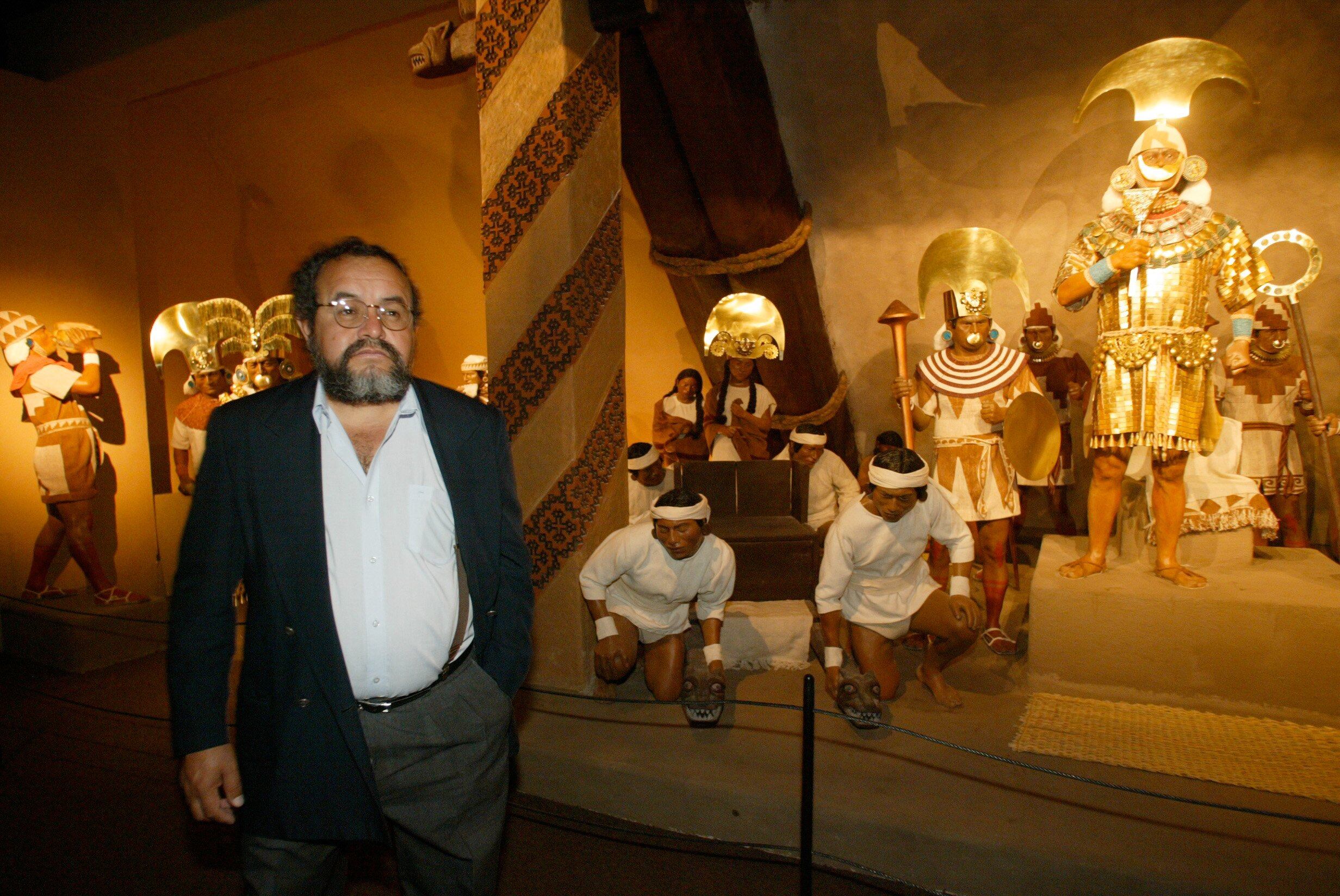 El reconocido arqueólogo y director del Museo Tumbas Reales de Sipán, Walter Alva. (Foto: El Comercio)