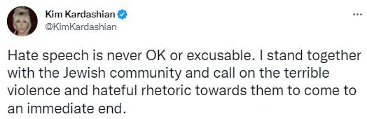 El mensaje de Kim Kardashian a las palabras de su exesposo (Foto: Kim Kardashian / Twitter)