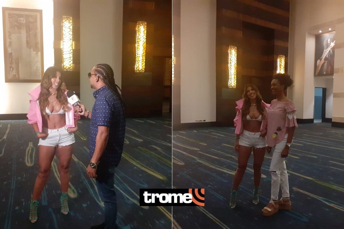 Yahaira Plasencia fue entrevistada , en Punta Cana, por periodistas de México, Puerto Rico y Colombia