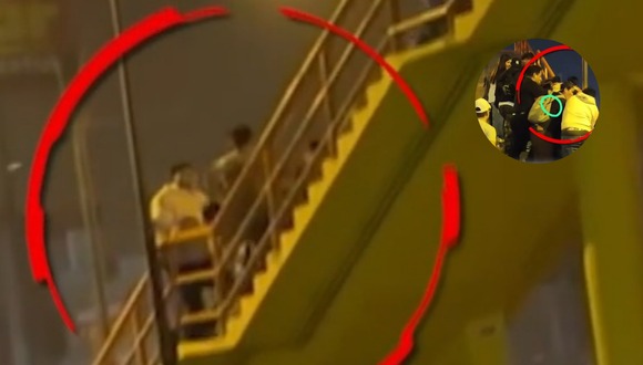 TROME | Arrojan a estudiante de puente de Los Olivos. (@RogerAderly)