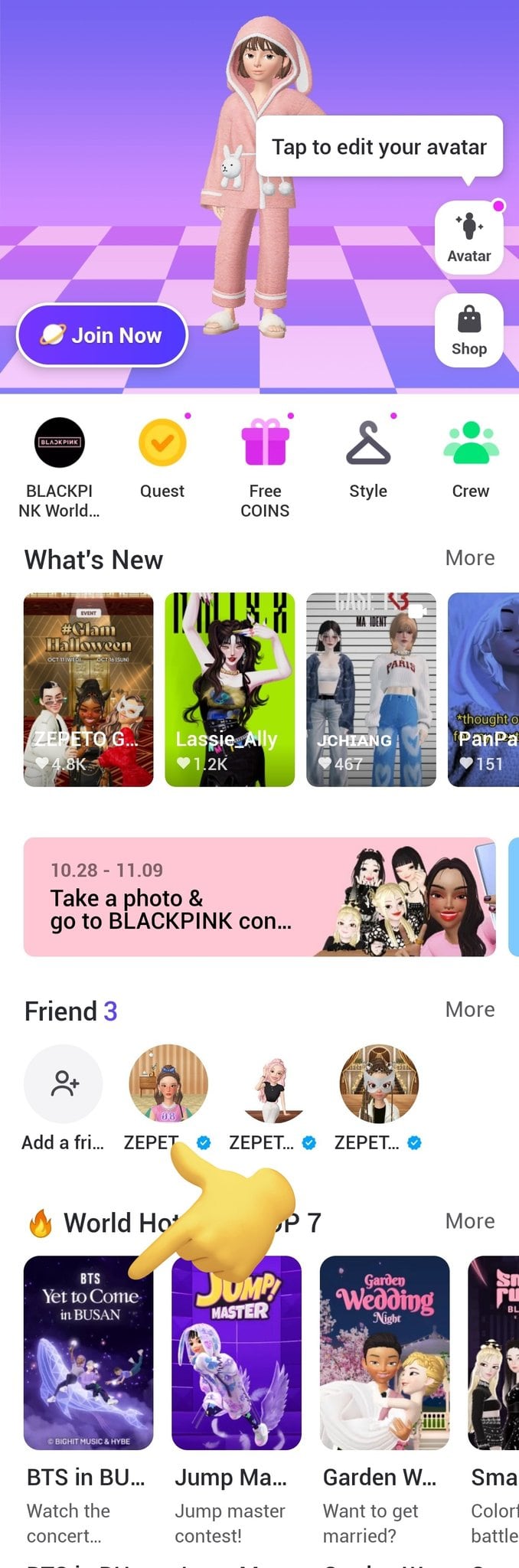 Ver concierto de BTS en Zepeto. (Foto: Instagram/@BTSChartsDailyx)