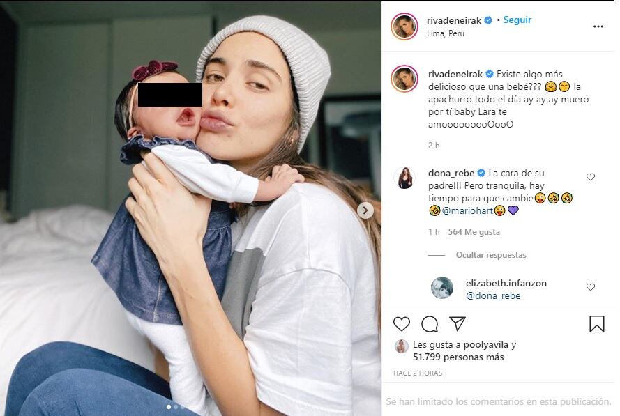 Korina Rivadeneira: Rebeca Escribens hace broma entre el parecido de Larita con su papá