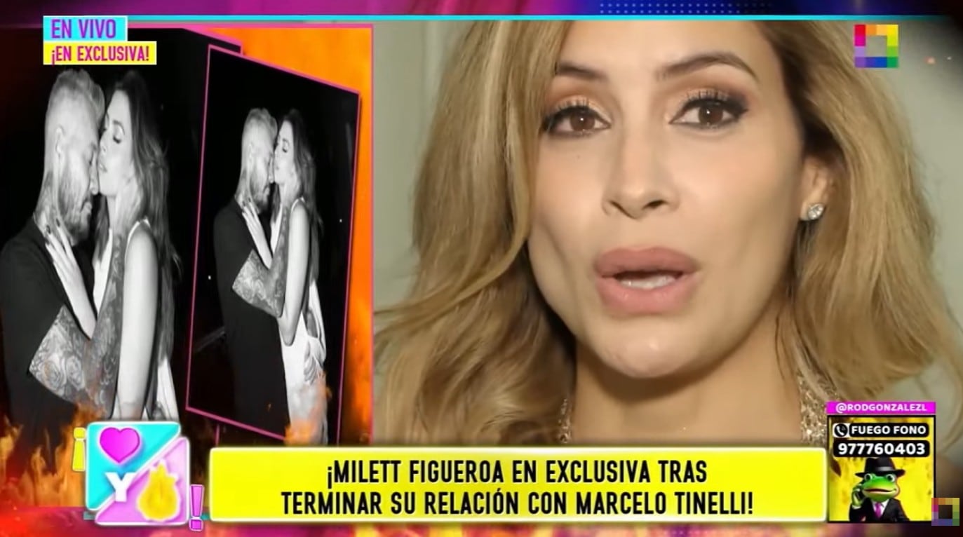 Milett Figueroa habla del fin de su relación con Marcelo.