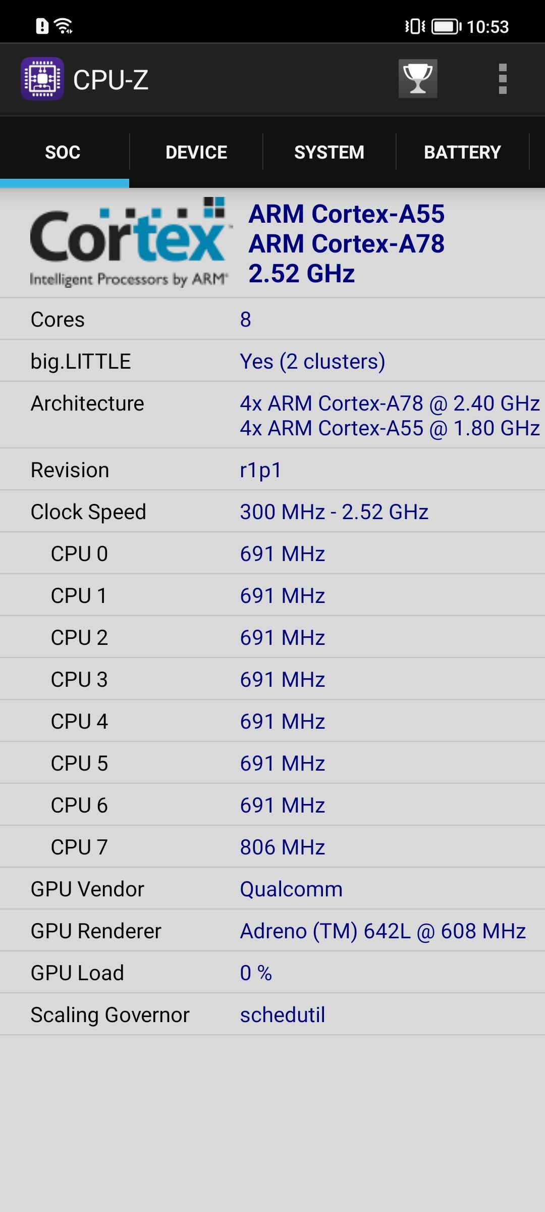 Rendimiento Samsung Galaxy Z Flip 4.