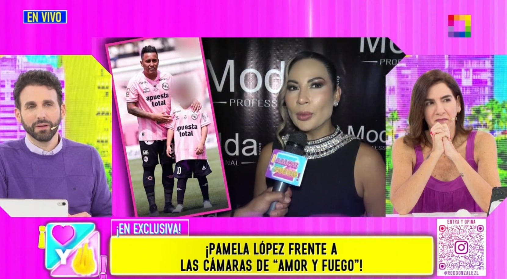 Pamela López revela interés de Christian Cueva por sus hijos y dice que puede levantar la bandera de la paz.