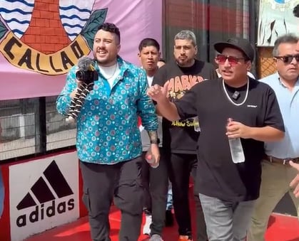 Jorge Luna, Ricardo Mendoza y el Cholo Mena en penal del Callao