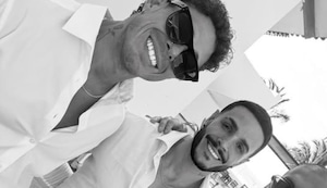 Hugo García y Mario Irivarren, dúo de solteros, estuvieron vacilándose de lo lindo en la playa