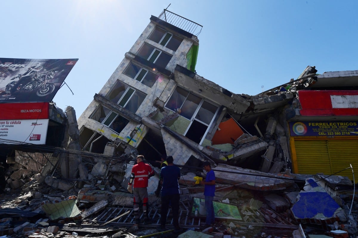 Terremoto en Colombia. Foto: Jaime Saldarriaga/ AFP