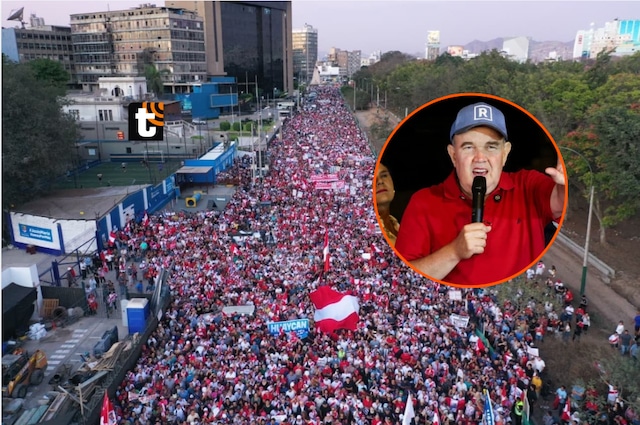 Cientos de personas se concentran en la Avenida de La Peruanidad en el Campo de Marte de Jesús María, para protestar contra el jefe de la ONPE Piero Corvetto y el presunto fraude reclamado por el partido de Renovación Popular.
Fotos: Julio Reaño/@photo.gec
