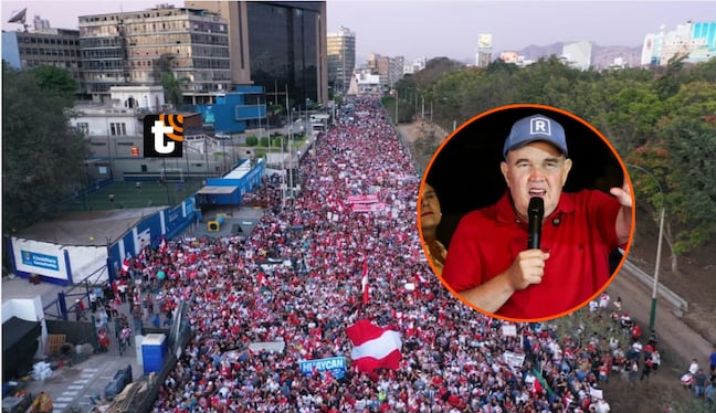 Cientos de personas se concentran en la Avenida de La Peruanidad en el Campo de Marte de Jesús María, para protestar contra el jefe de la ONPE Piero Corvetto y el presunto fraude reclamado por el partido de Renovación Popular.
Fotos: Julio Reaño/@photo.gec