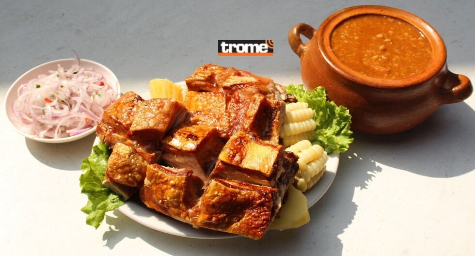 Restaurantes de Huaral celebran el día de su plato estrella: el chancho al palo. (Isabel Medina - Trome)