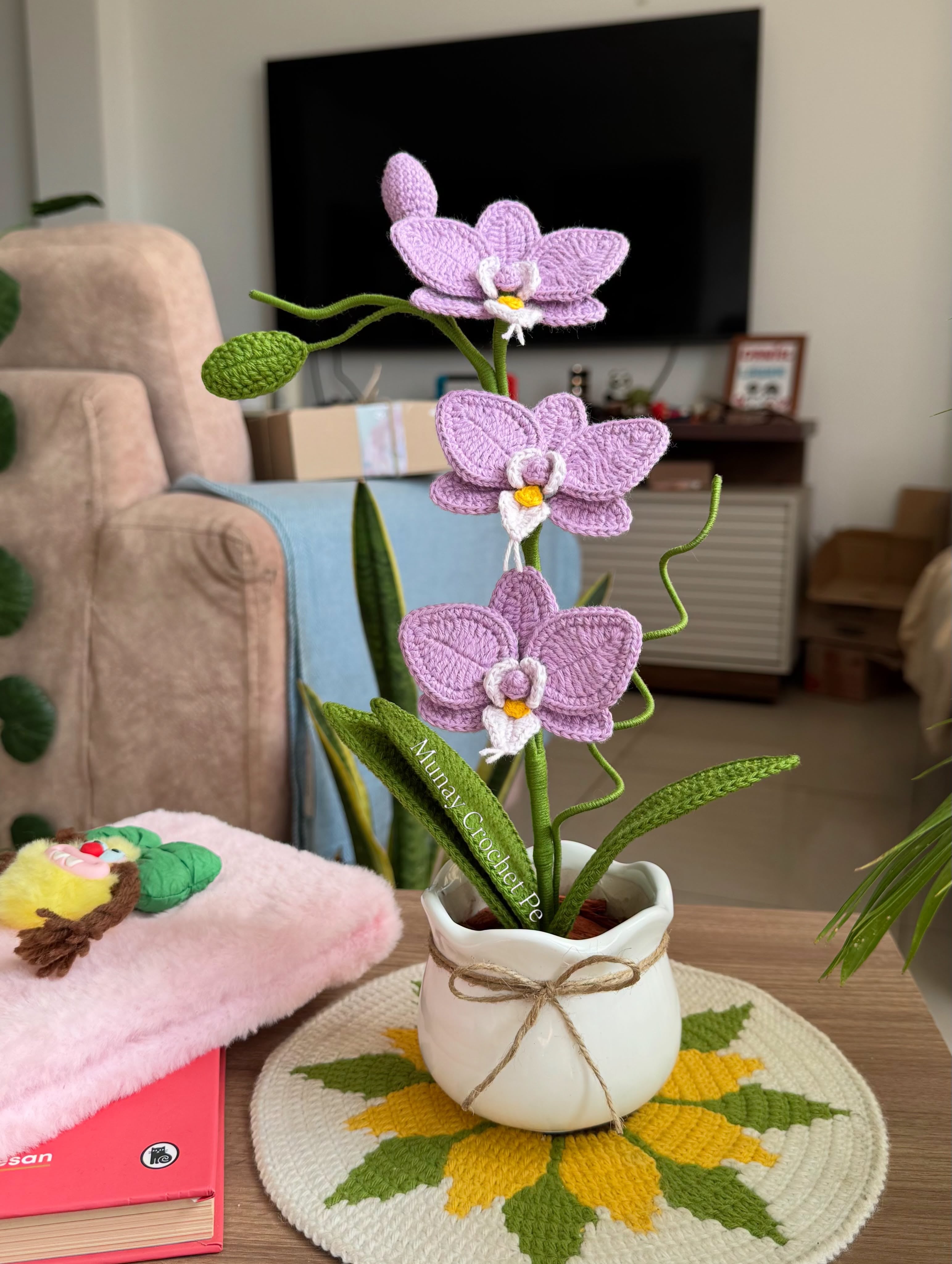 Aprendió a tejer con su mamá y hoy tiene un negocio de amigurumis. Foto: Archivo Laura Lustre.
