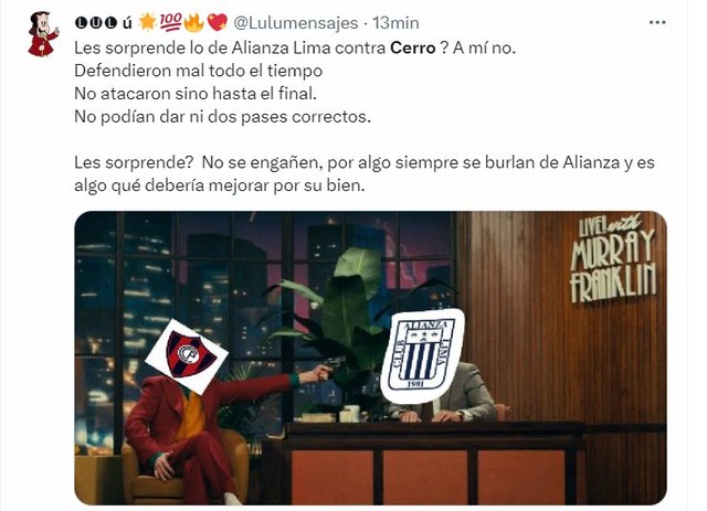 Trome | Los memes del Alianza Lima vs Cerro Porteño
