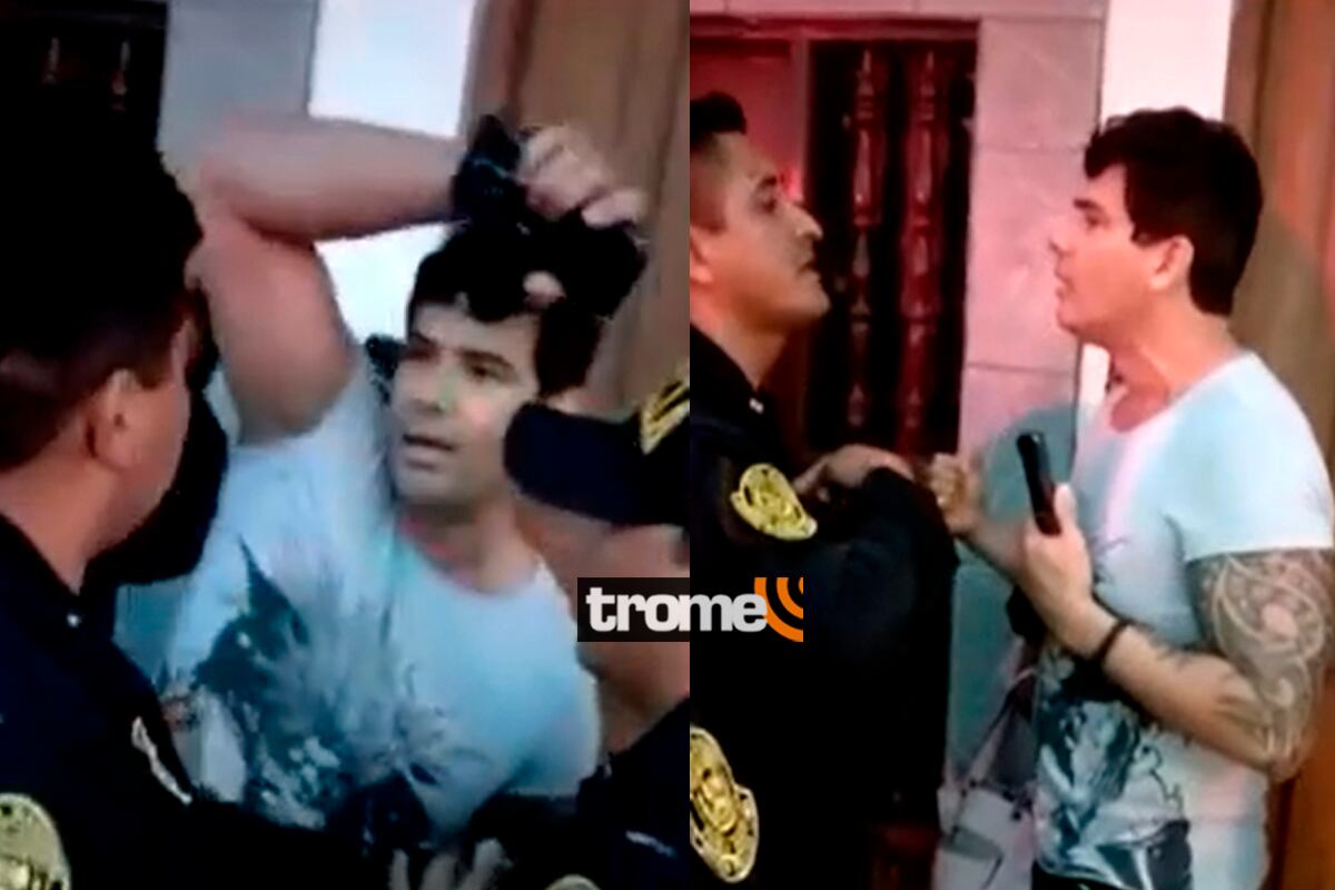 Joselito Carrera es intervenido por la Policía