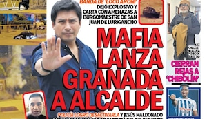MAFIA LANZA GRANADA A ALCALDE