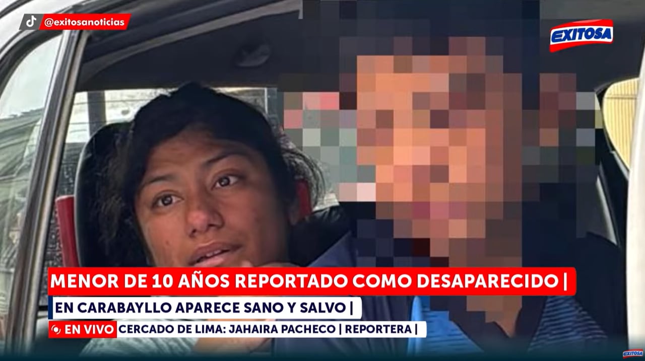 Encuentra con vida a niño reportado como desaparecido en Carabayllo.
