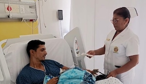 Policía baleado durante asalto se recupera en Hospital Nacional Luis Nicasio Sáenz