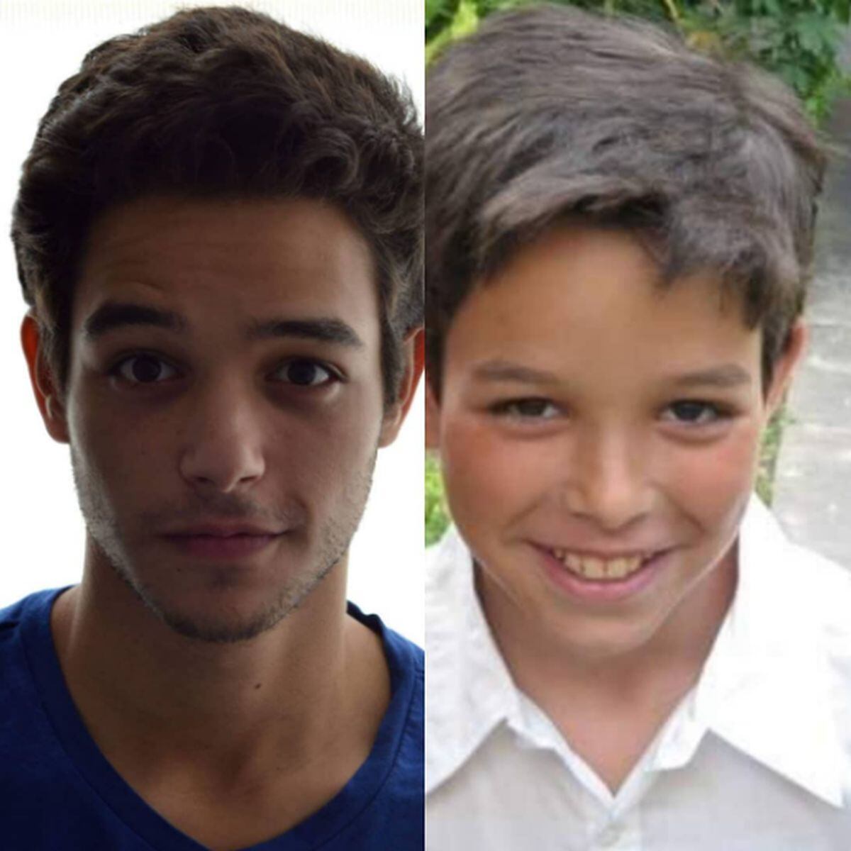 En enero de 2019, el actor subió dos fotos, una de aquel año y otra de hace una década (Foto: Franco Pennano / Instagram)