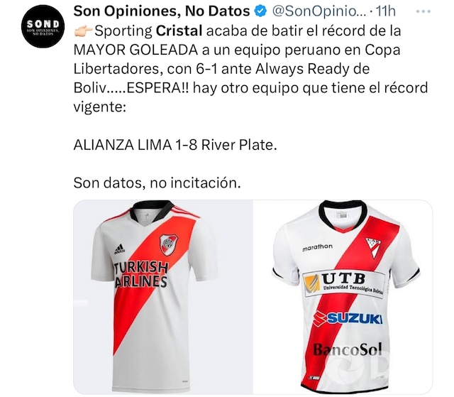 Memes de la goleada 6-1 que recibió Sporting Cristal de parte de Always Ready en Bolivia. (Fotos: Twitter)