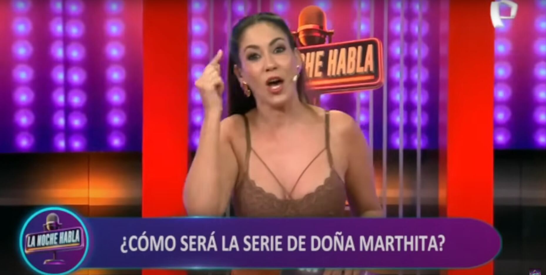 Conductora estalla en vivo y lanza fuertes comentarios contra Milett Figueroa. (Fuente: La noche habla - Panamericana)