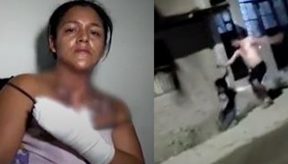Cajamarca: mujer fue golpeada por su expareja en la vía pública